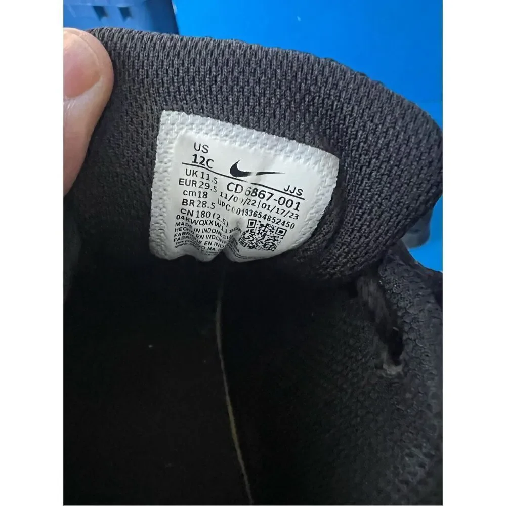 Nike Air Max 90 LTR (PS) Toddler shoes CD6867-001. Size 12C  BLACK-BLACK
